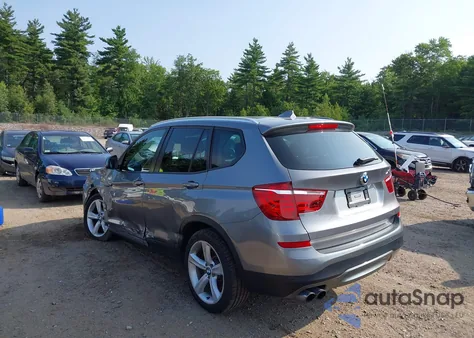 2017 BMW X3 xDrive28I из США, поврежденный, VIN 5UXWX9C53H0T08792
